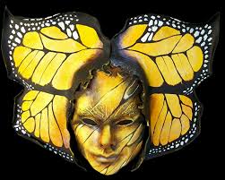 Butterfly Mask Yellow